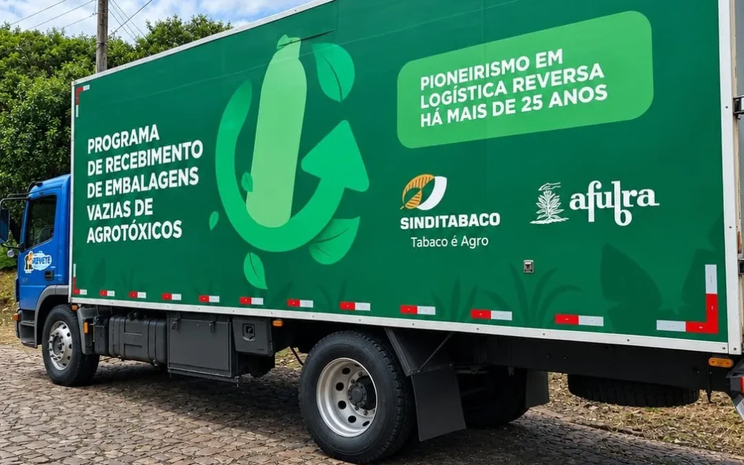 Programa do setor do tabaco percorre 1,8 mil localidades rurais para o recebimento de embalagens vazias